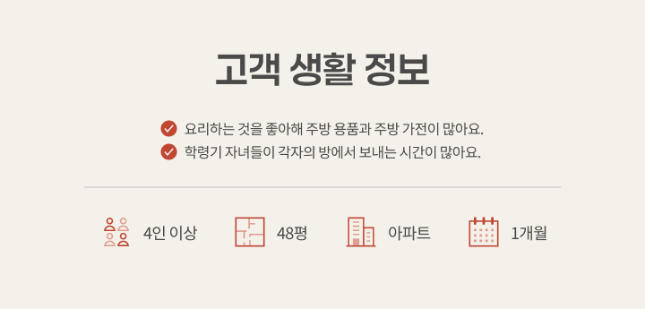 고양시 중산동 중산9단지두산,한성 아파트 48평, 고객 생활 정보 카드