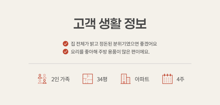 성남시 수정구 가천대역두산위브 34평, 고객 생활 정보 카드