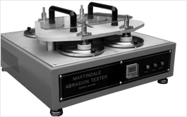 [MARTINDALE TEST] EN16094, 제품을 놓고 스크래치 패드(Scotch Brite Fleece SB7440)로 4N의 힘을 가하여 160회 회전