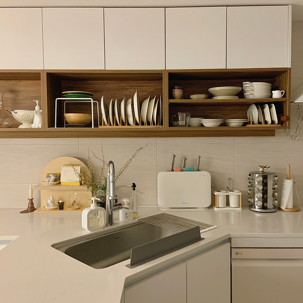 살짝 공개하는 주방 샷👀