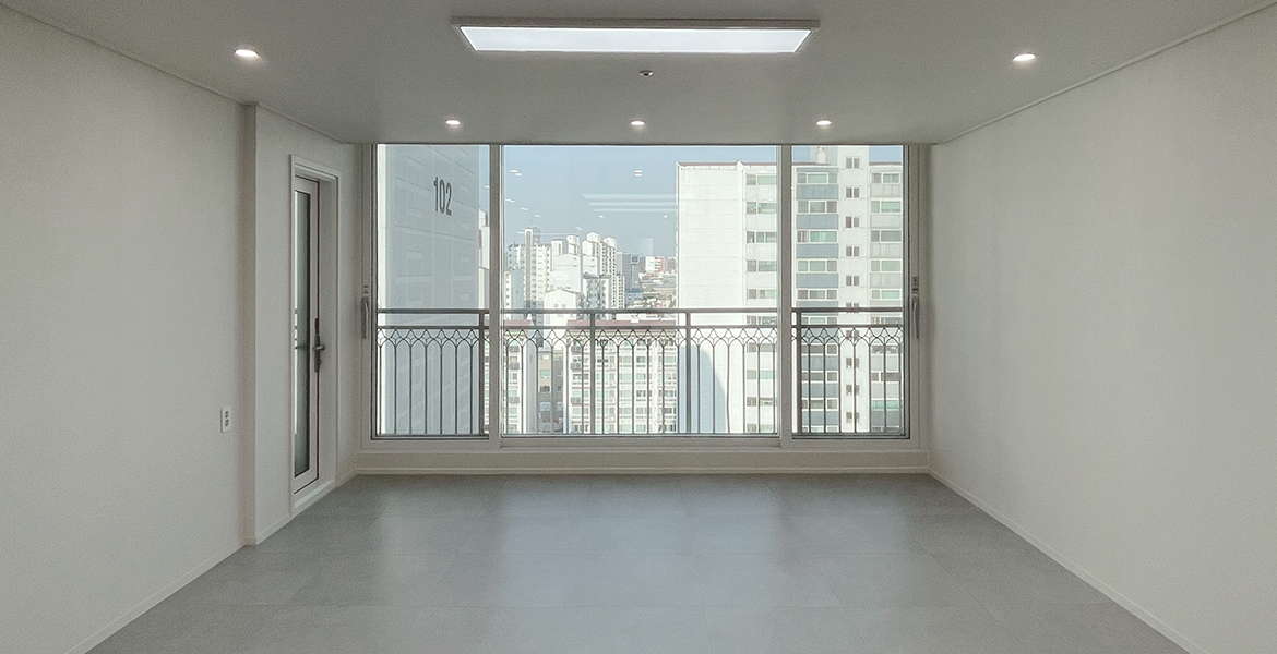 쿠션층이 도톰한 LX Z:IN 바닥재 시트 프리미엄3.2/2.7(지아사랑애) 적용 