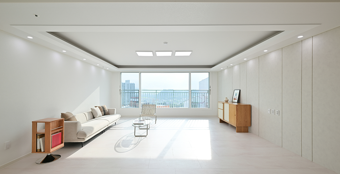 LX Z:IN 창호 뷰프레임으로 교체 시공해 탁 트인 개방감 확보