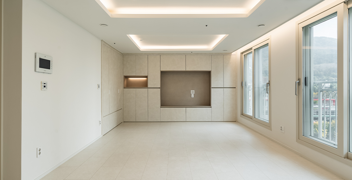 자연스러운 질감이 돋보이는 LX Z:IN 실크벽지 베스트(베스띠) 시공