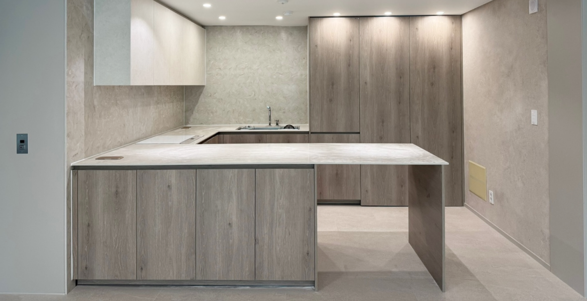 LX Z:IN 셀렉션 키친 5 홈 스토리지를 적용해 고급스러운 주방 분위기 완성