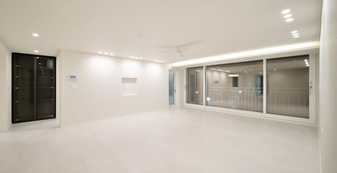 LX Z:IN 벽지 디아망 시공으로 완성한 미니멀 인테리어