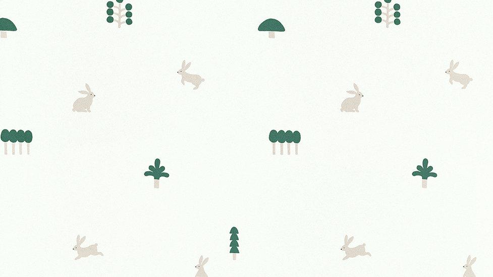 지아 패브릭 | 숲에 간 토끼/멀티 | T1096-01
